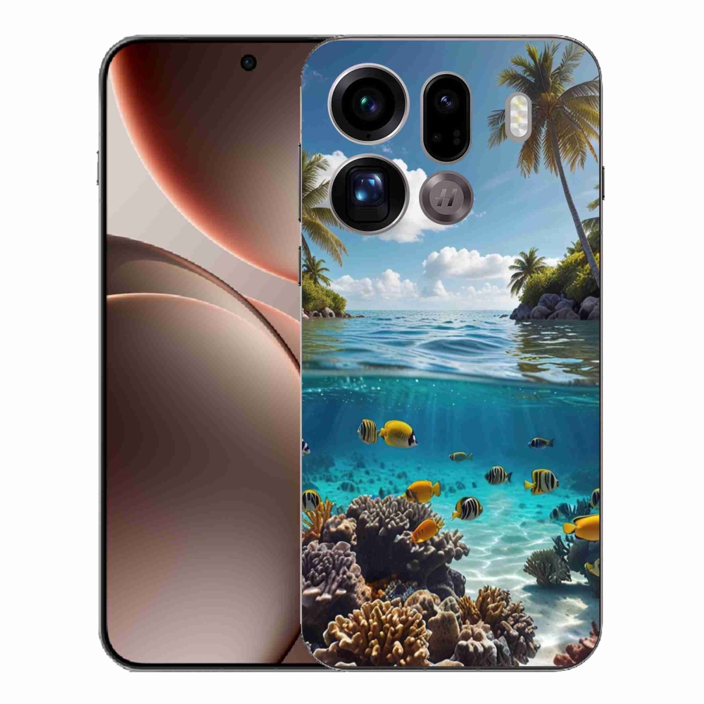 Gelový kryt mmCase na Oppo Find X9 Pro - mořský svět 4