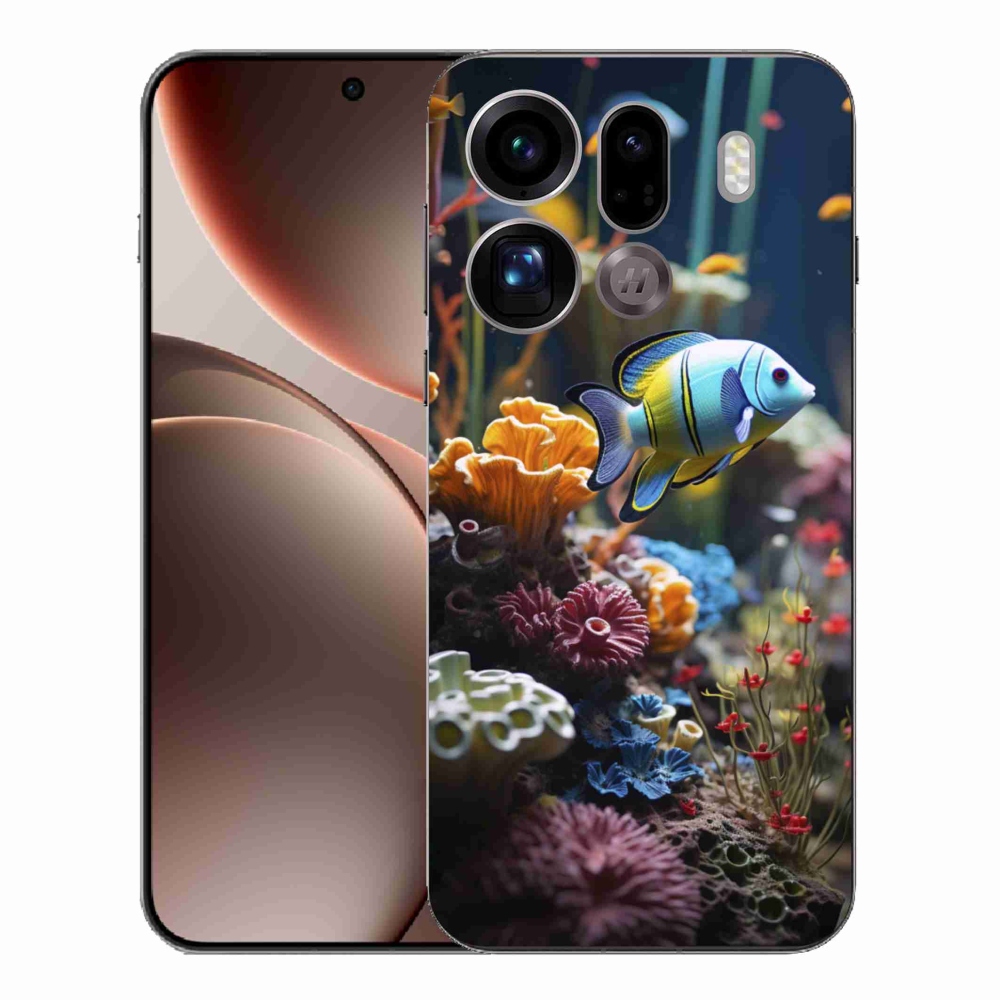 Gelový kryt mmCase na Oppo Find X9 Pro - mořský svět 5