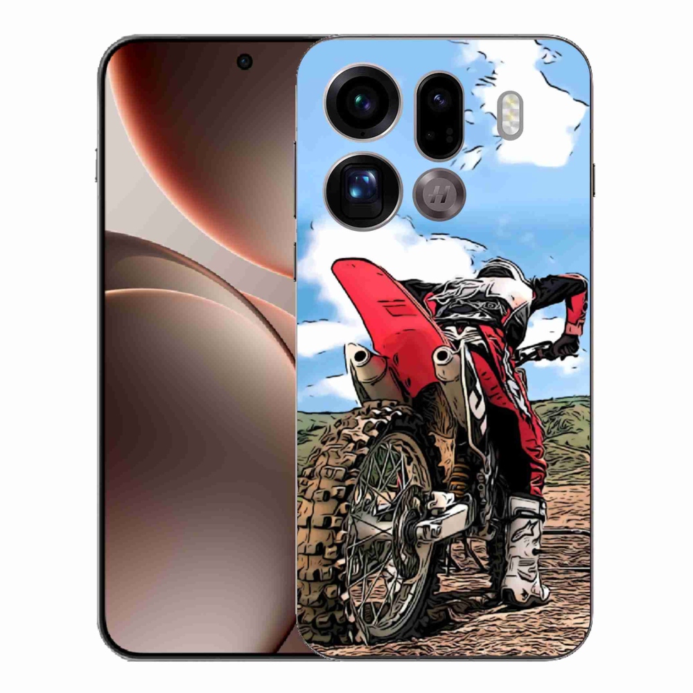 Gelový kryt mmCase na Oppo Find X9 Pro - moto