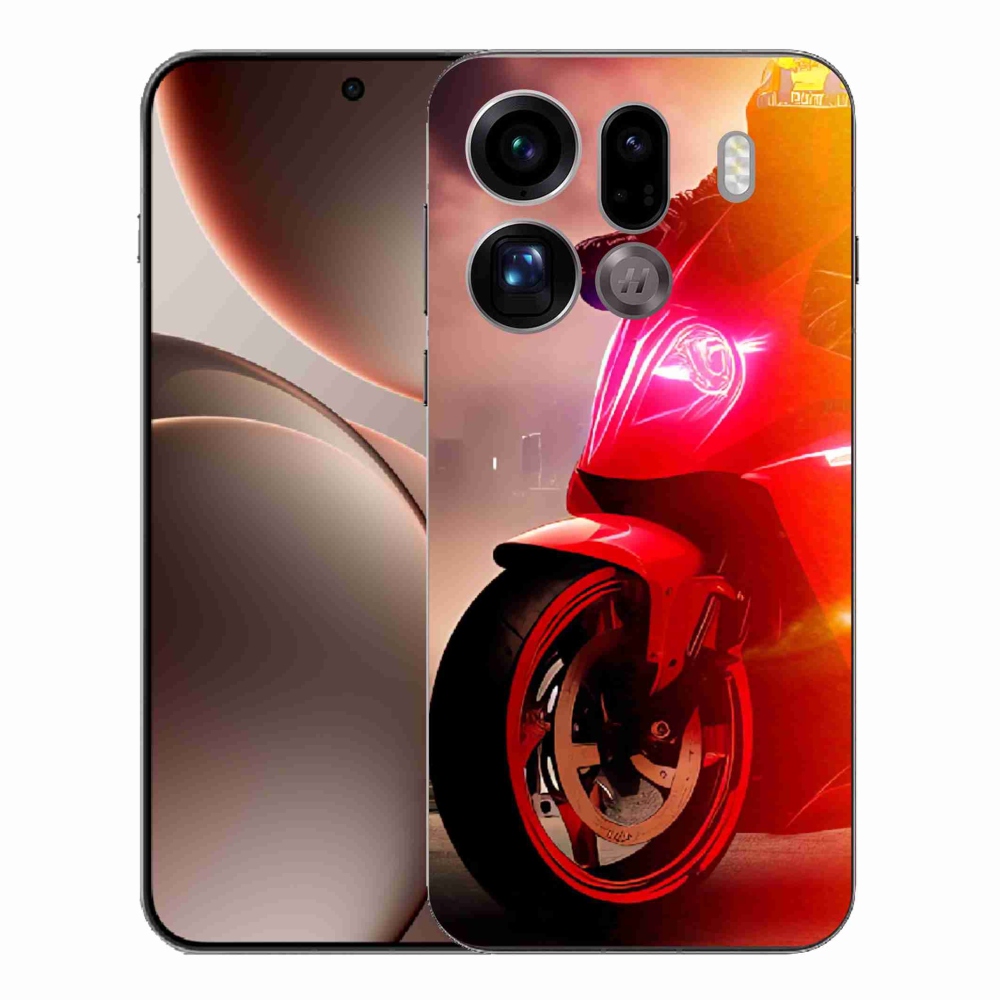 Gelový kryt mmCase na Oppo Find X9 Pro - motorka