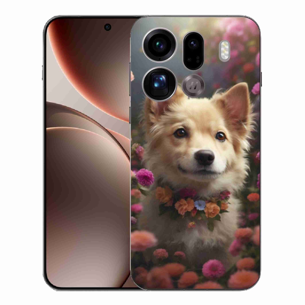 Gelový kryt mmCase na Oppo Find X9 Pro - německý špic