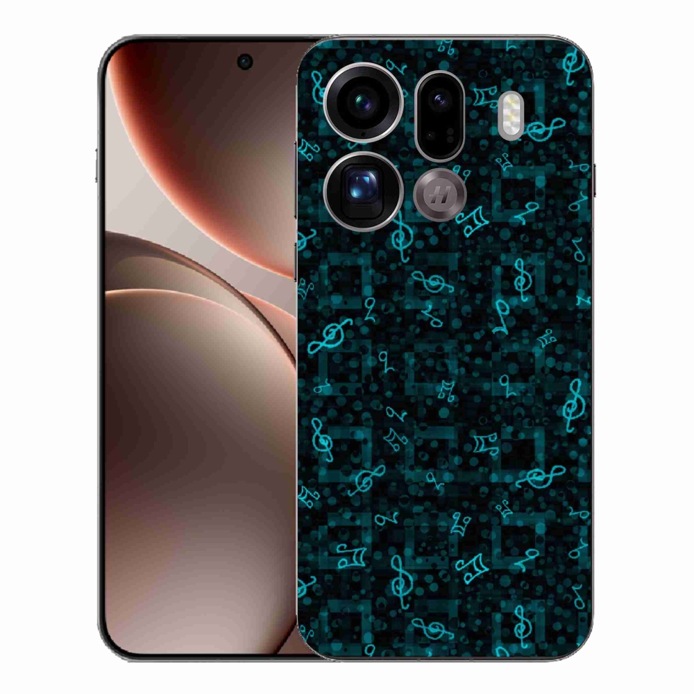 Gelový kryt mmCase na Oppo Find X9 Pro - noty 1