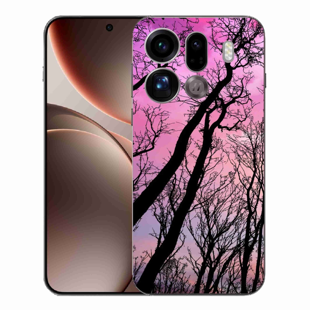 Gelový kryt mmCase na Oppo Find X9 Pro - opadané stromy