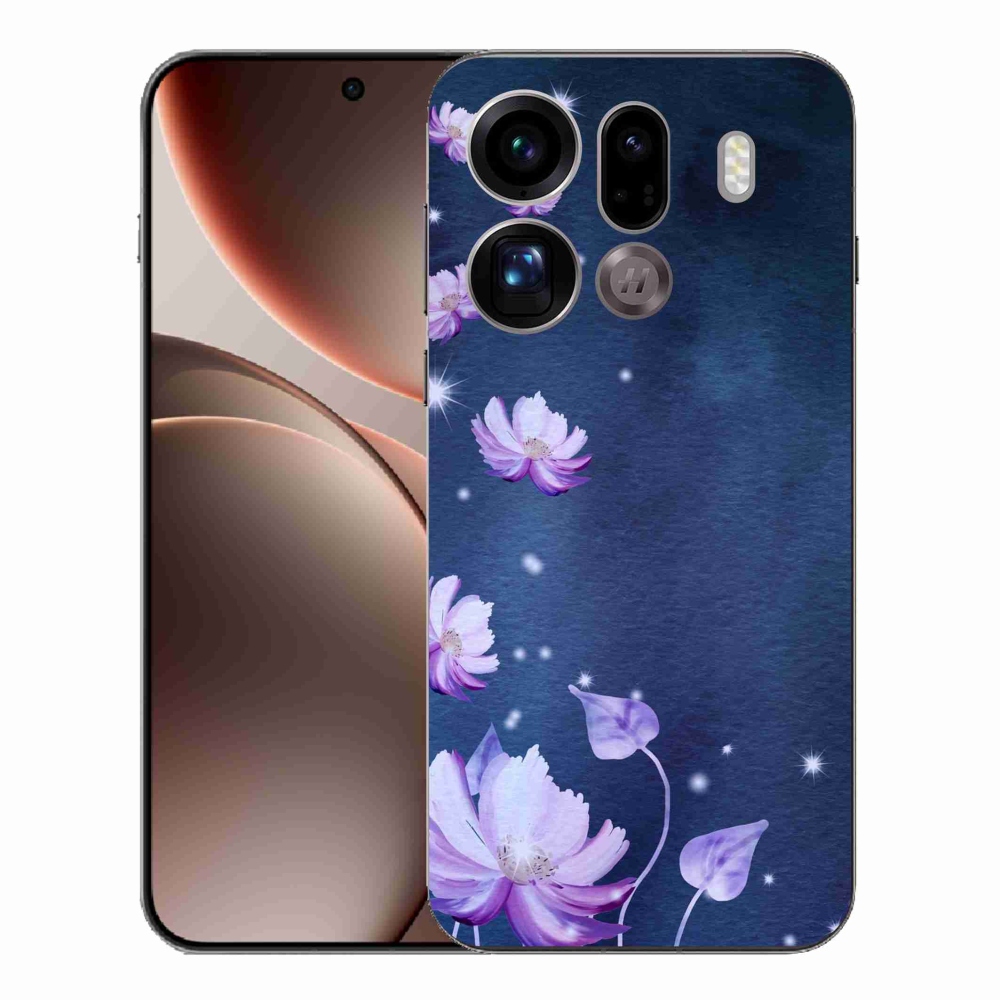 Gelový kryt mmCase na Oppo Find X9 Pro - padající květy