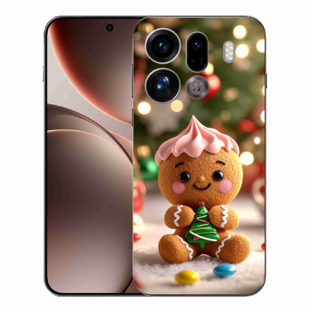 Gelový kryt mmCase na Oppo Find X9 Pro - perníček