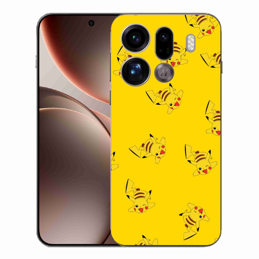 Gelový kryt mmCase na Oppo Find X9 Pro - pikachu