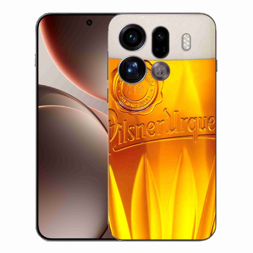 Gelový kryt mmCase na Oppo Find X9 Pro - pivo