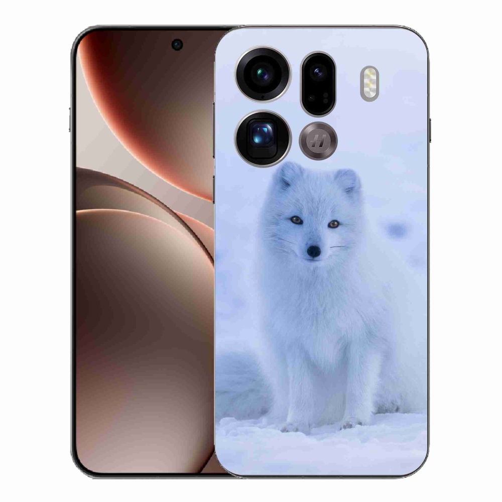 Gelový kryt mmCase na Oppo Find X9 Pro - polární liška