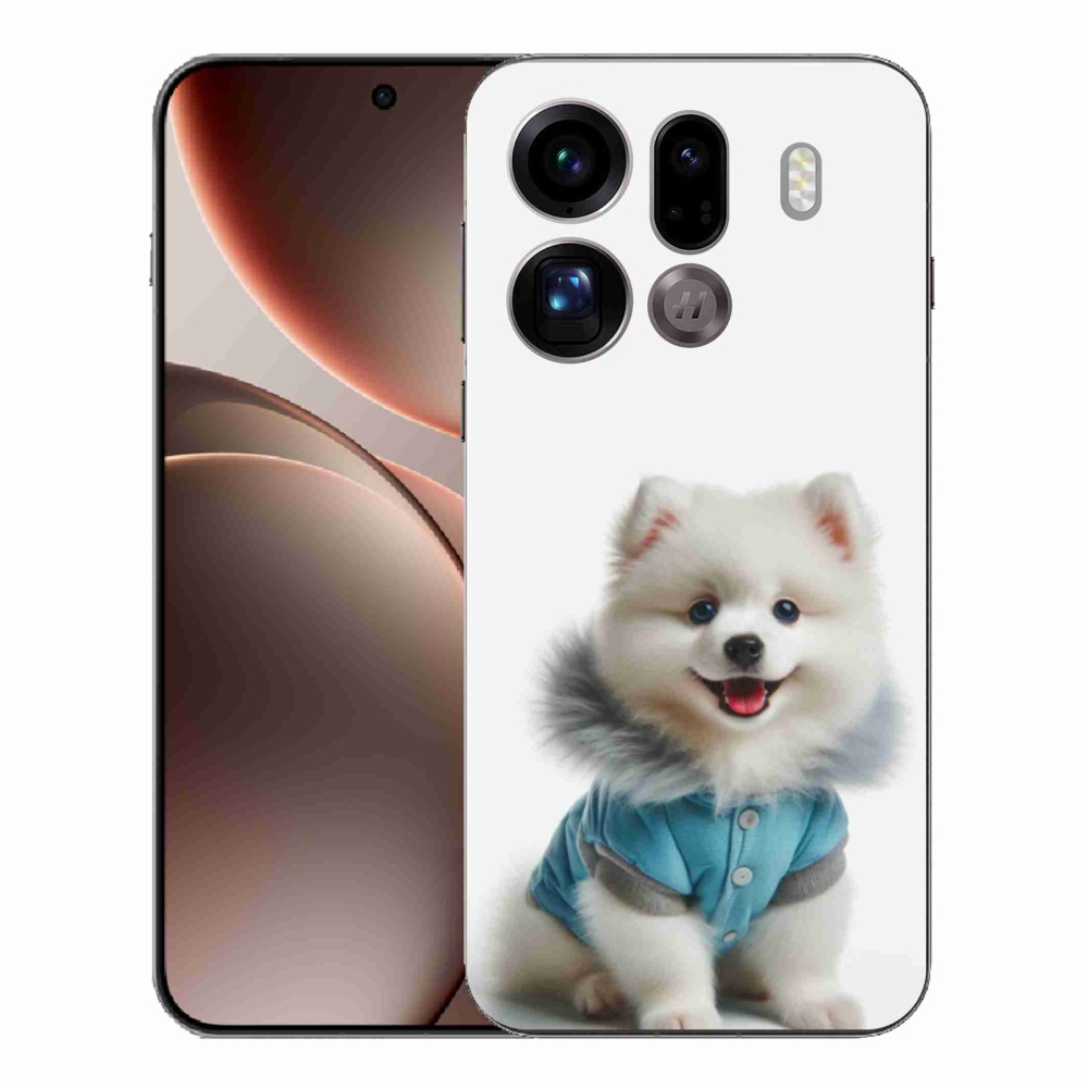 Gelový kryt mmCase na Oppo Find X9 Pro - pomeranian