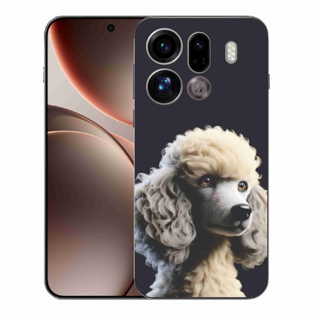 Gelový kryt mmCase na Oppo Find X9 Pro - pudl