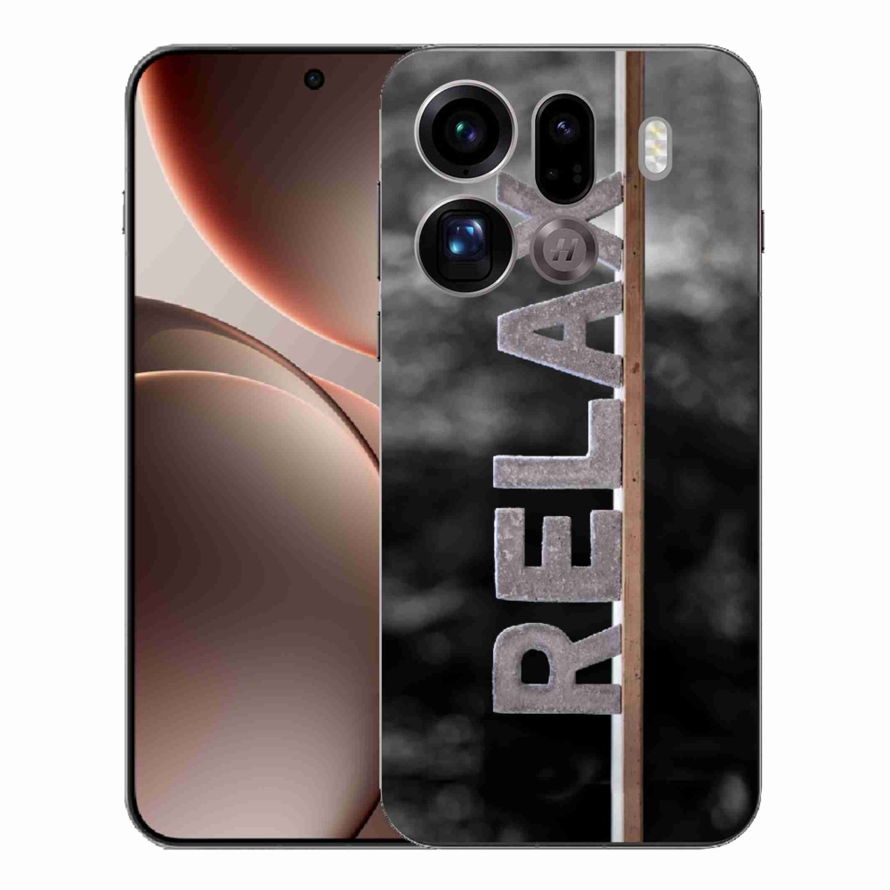 Gelový kryt mmCase na Oppo Find X9 Pro - relax 1
