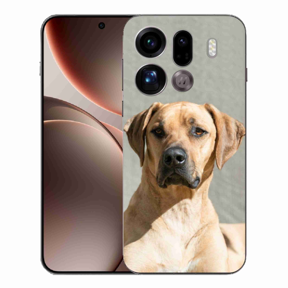 Gelový kryt mmCase na Oppo Find X9 Pro - ridgeback