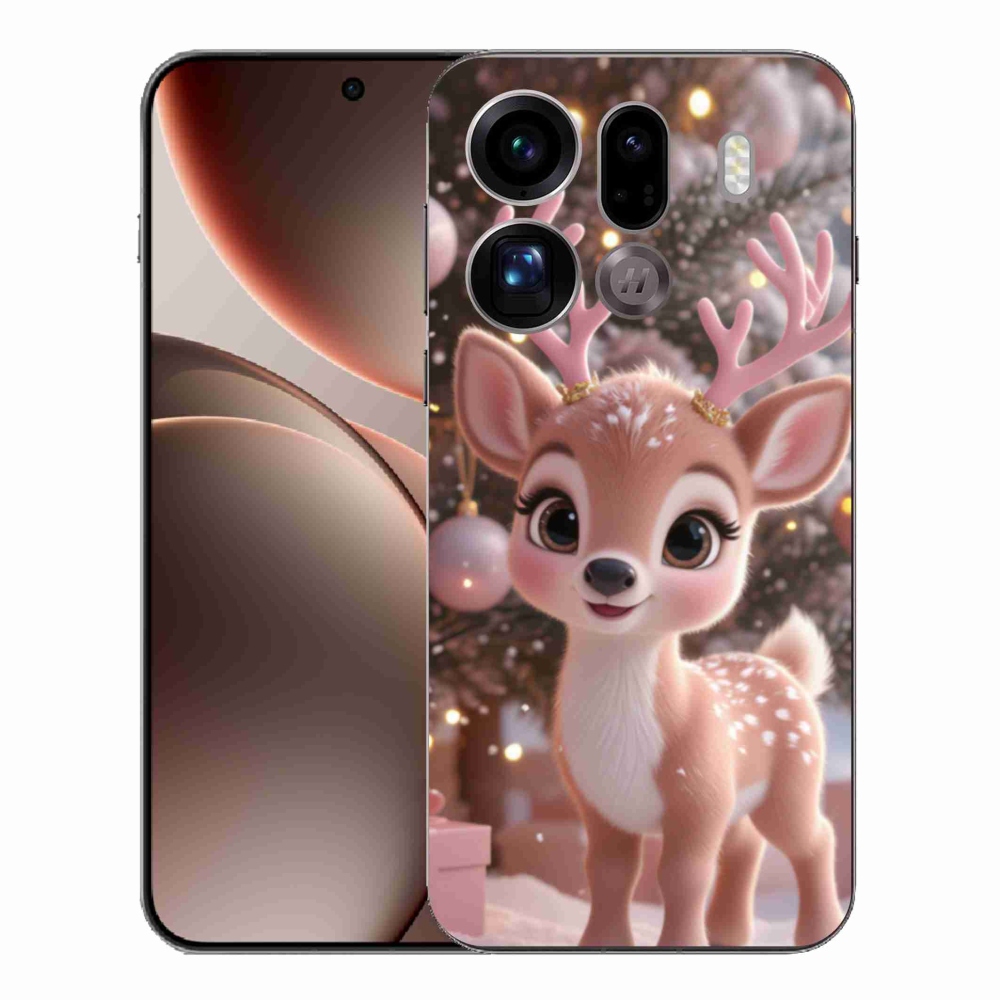 Gelový kryt mmCase na Oppo Find X9 Pro - roztomilý sob
