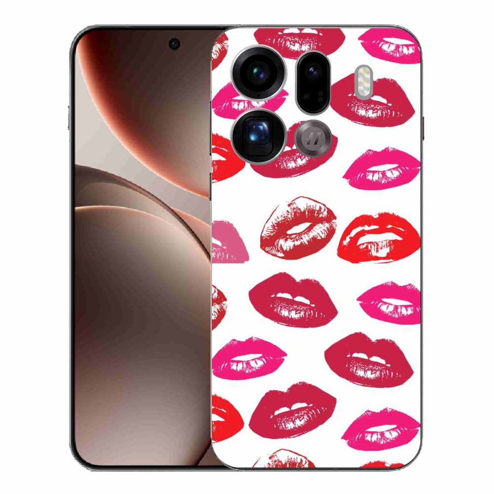 Gelový kryt mmCase na Oppo Find X9 Pro - rty