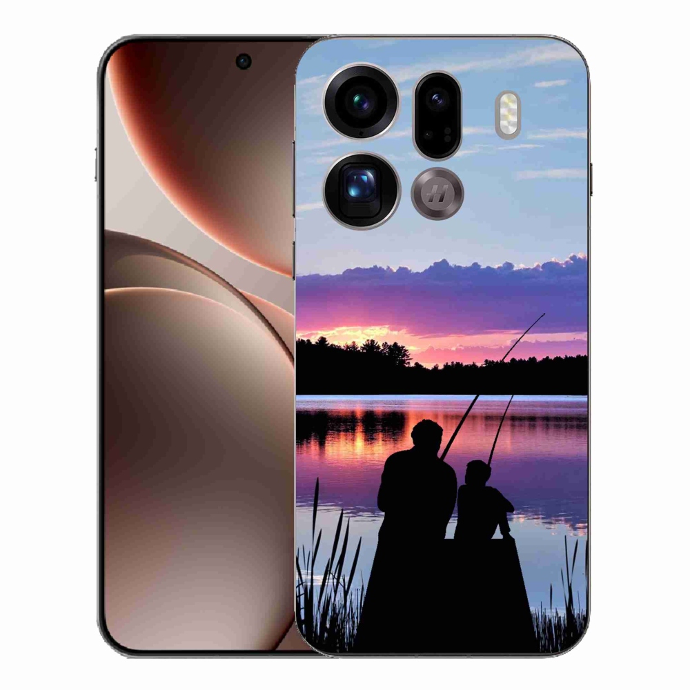 Gelový kryt mmCase na Oppo Find X9 Pro - rybaření 2