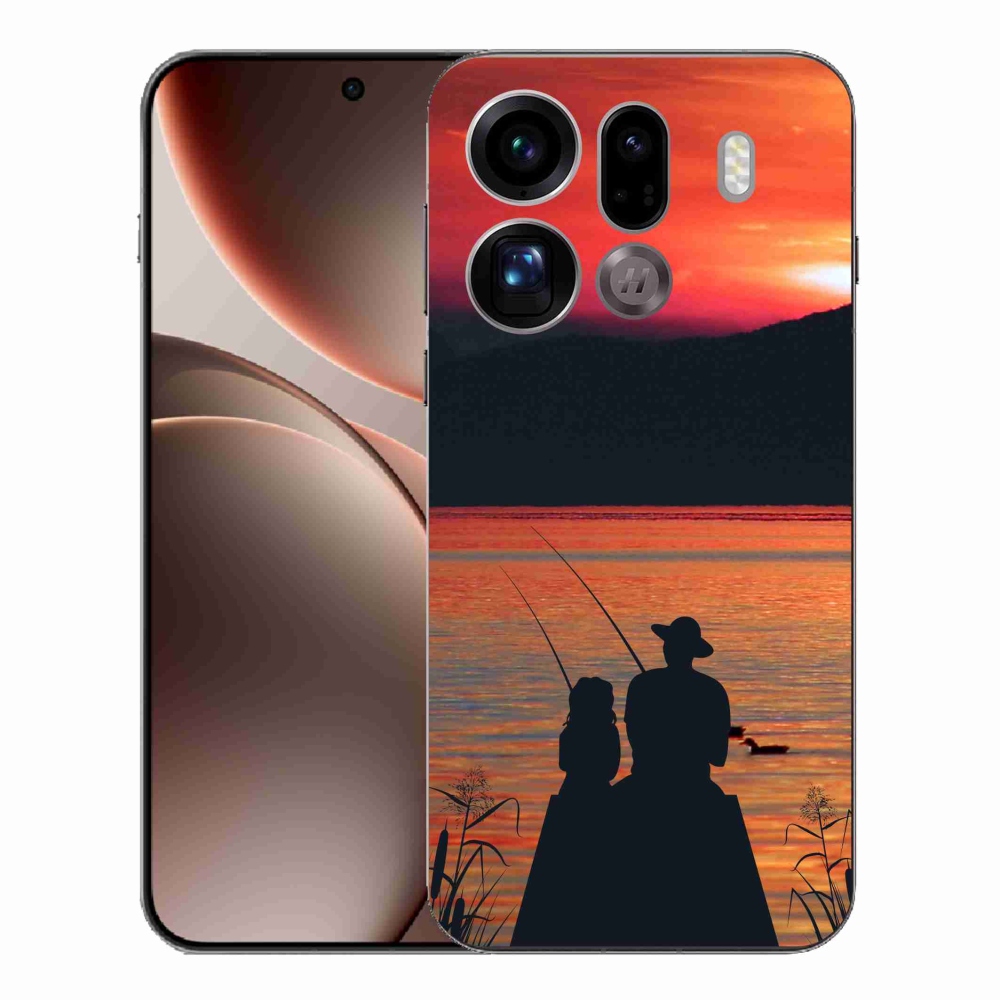 Gelový kryt mmCase na Oppo Find X9 Pro - rybaření 3