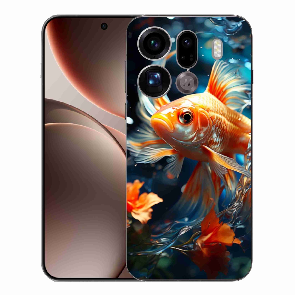 Gelový kryt mmCase na Oppo Find X9 Pro - rybka