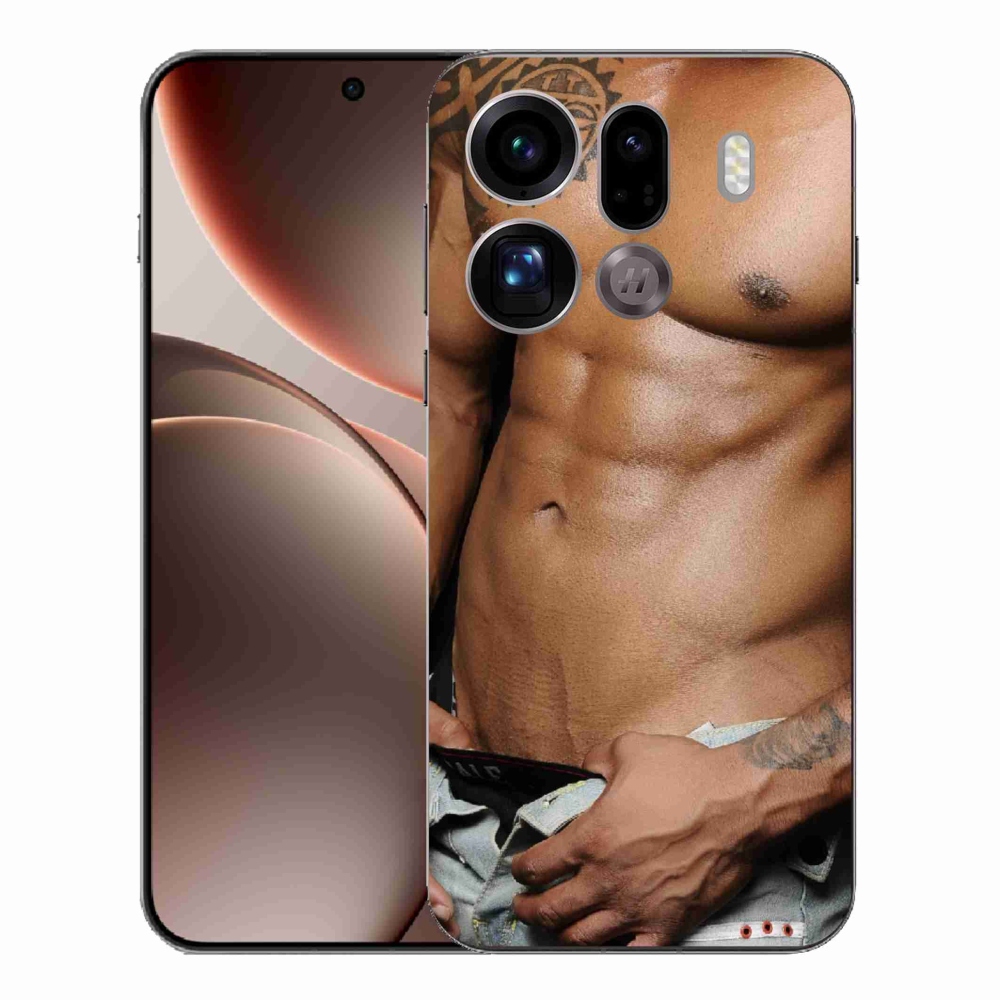 Gelový kryt mmCase na Oppo Find X9 Pro - sexy muž