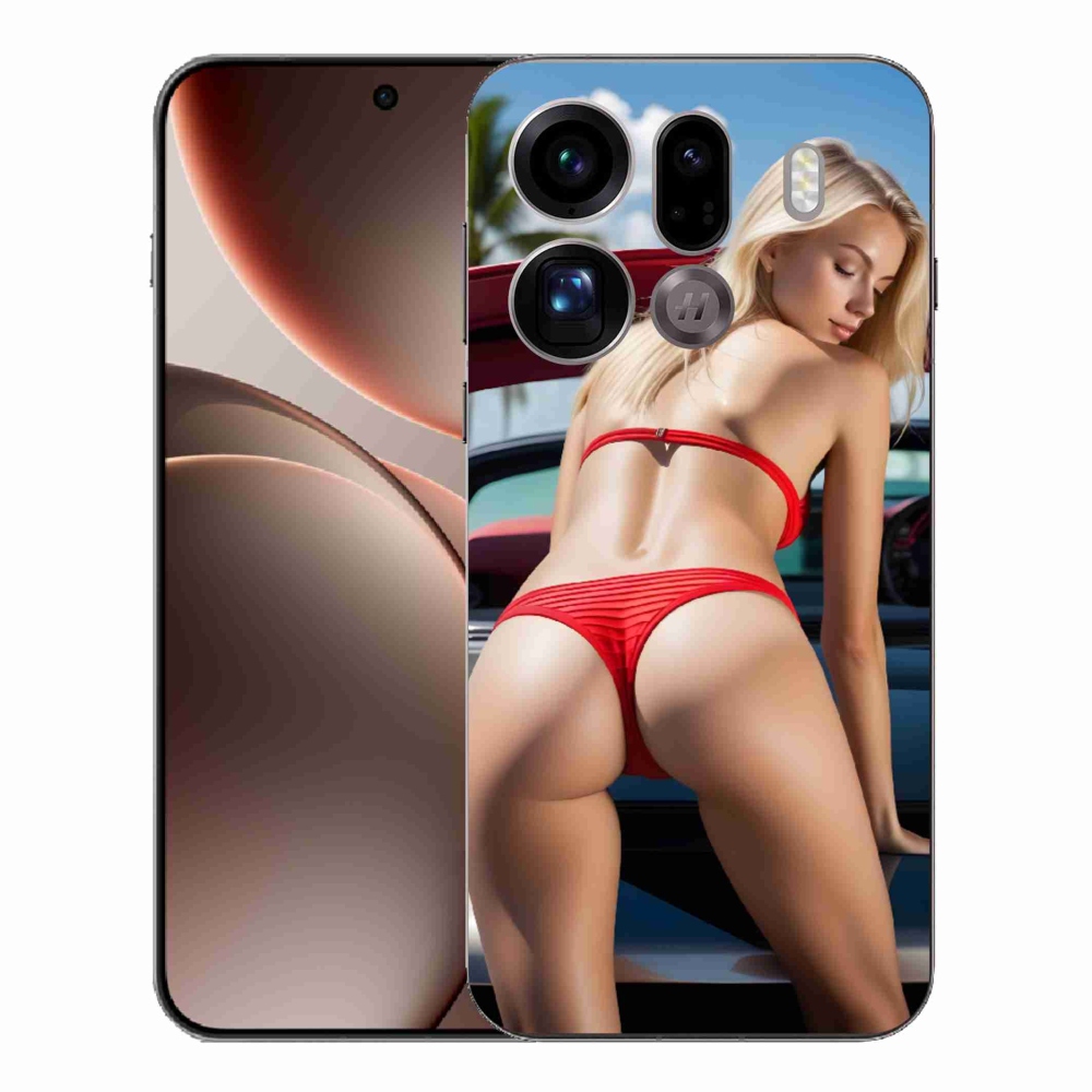 Gelový kryt mmCase na Oppo Find X9 Pro - sexy žena 2