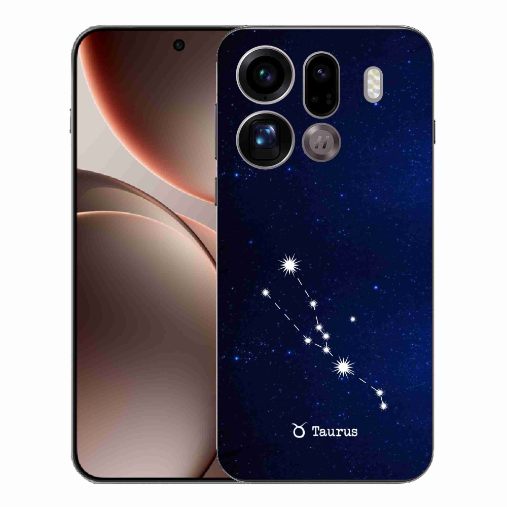 Gelový kryt mmCase na Oppo Find X9 Pro - souhvězdí Býka