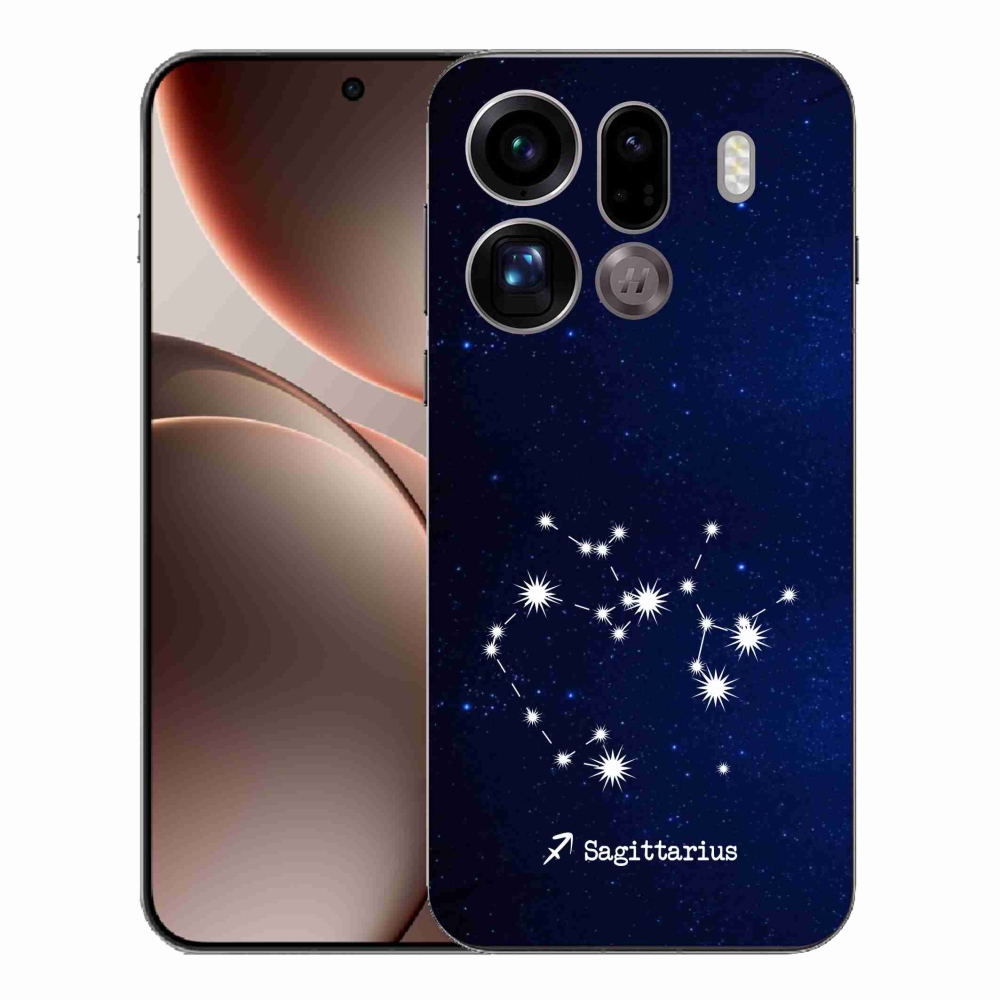 Gelový kryt mmCase na Oppo Find X9 Pro - souhvězdí Střelce