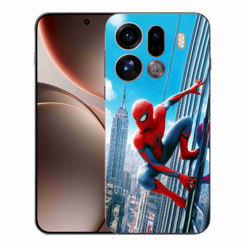 Gelový kryt mmCase na Oppo Find X9 Pro - spiderman