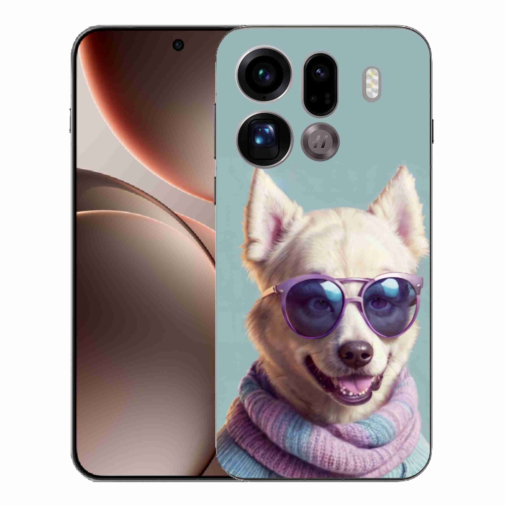 Gelový kryt mmCase na Oppo Find X9 Pro - stylový německý špic