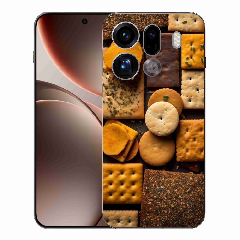 Gelový kryt mmCase na Oppo Find X9 Pro - sušenky