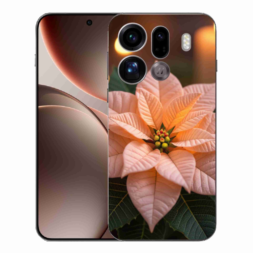 Gelový kryt mmCase na Oppo Find X9 Pro - vánoční hvězda