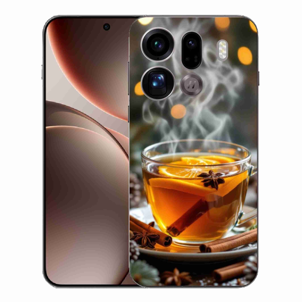 Gelový kryt mmCase na Oppo Find X9 Pro - vánoční punč