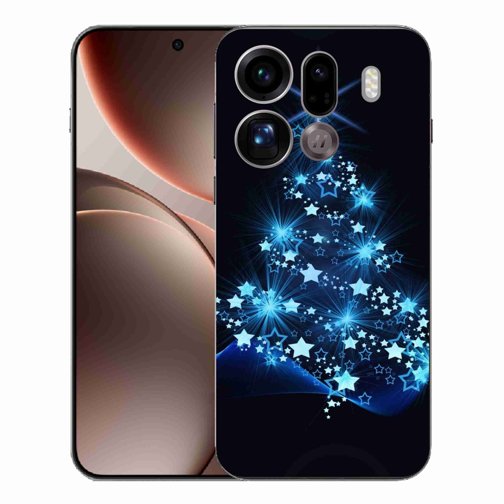 Gelový kryt mmCase na Oppo Find X9 Pro - vánoční stromek