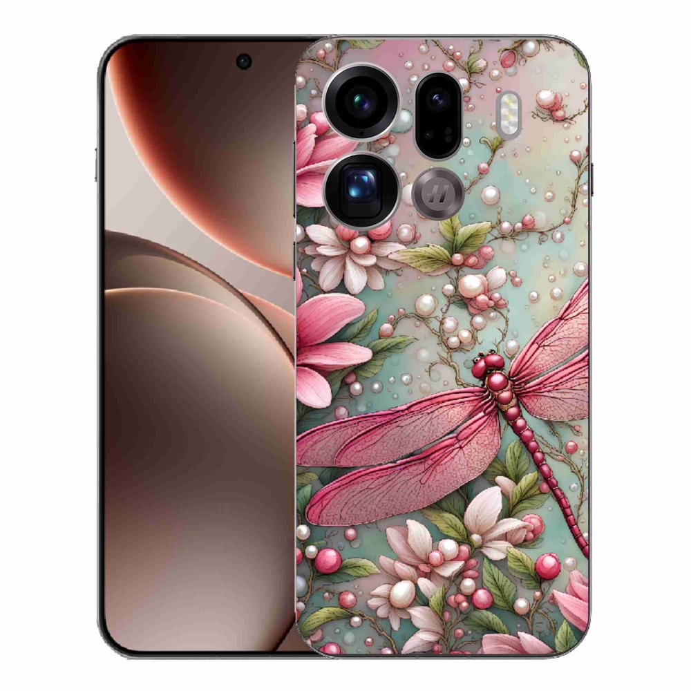 Gelový kryt mmCase na Oppo Find X9 Pro - vážka