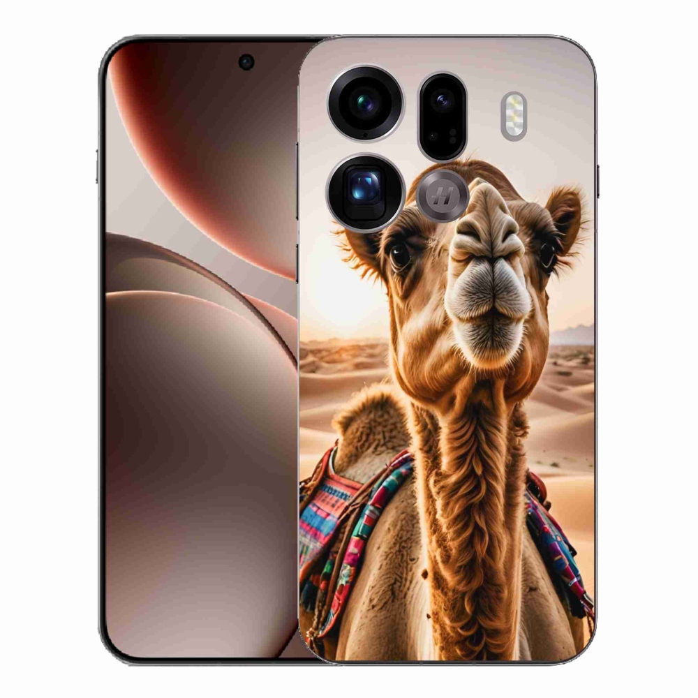 Gelový kryt mmCase na Oppo Find X9 Pro - velbloud