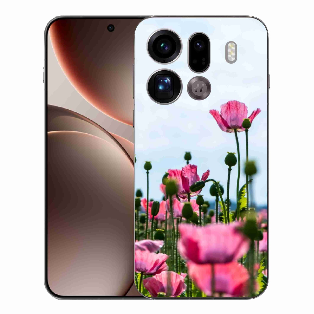 Gelový kryt mmCase na Oppo Find X9 Pro - vlčí mák
