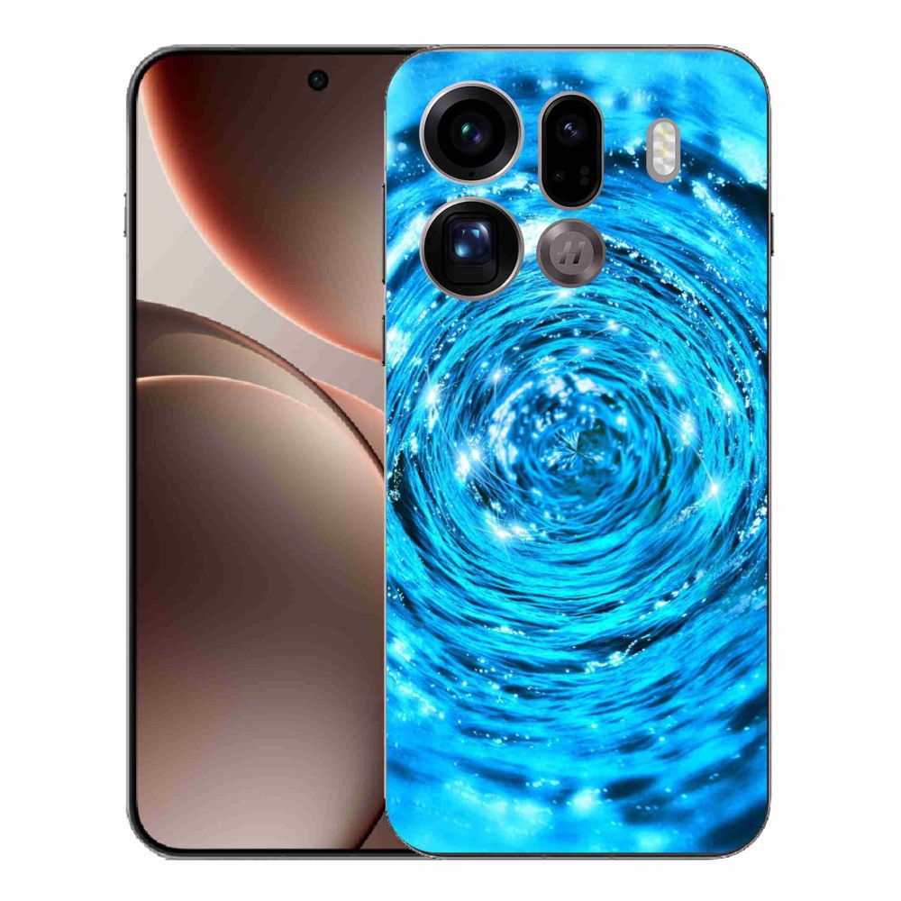 Gelový kryt mmCase na Oppo Find X9 Pro - vodní vír