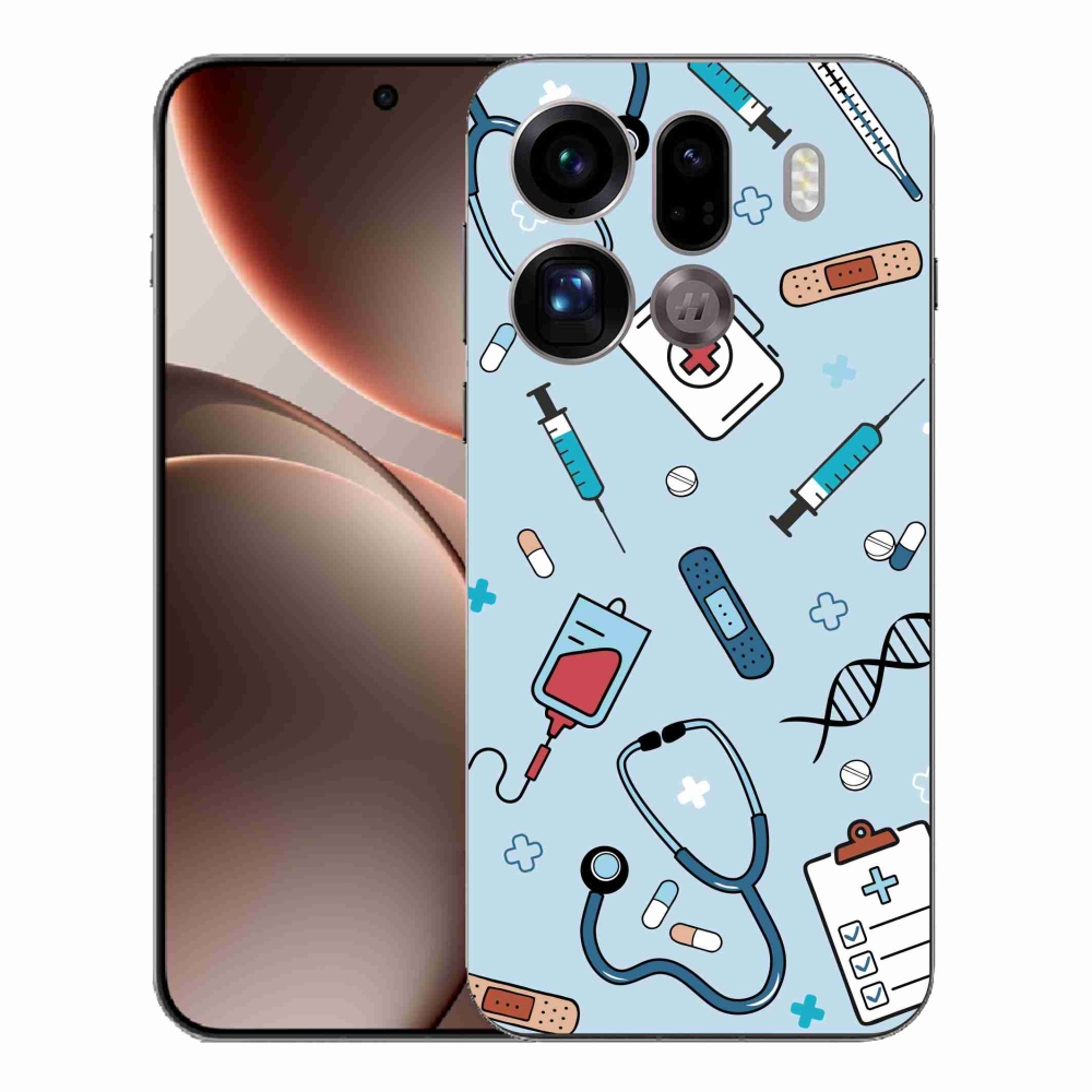 Gelový kryt mmCase na Oppo Find X9 Pro - zdravotnictví 1
