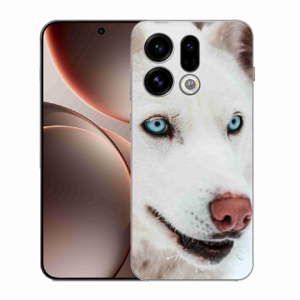 Gelový kryt mmCase na Oppo Find X9 - psí pohled