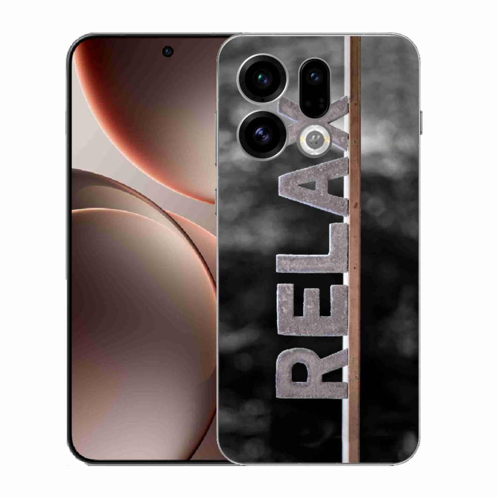 Gelový kryt mmCase na Oppo Find X9 - relax 1