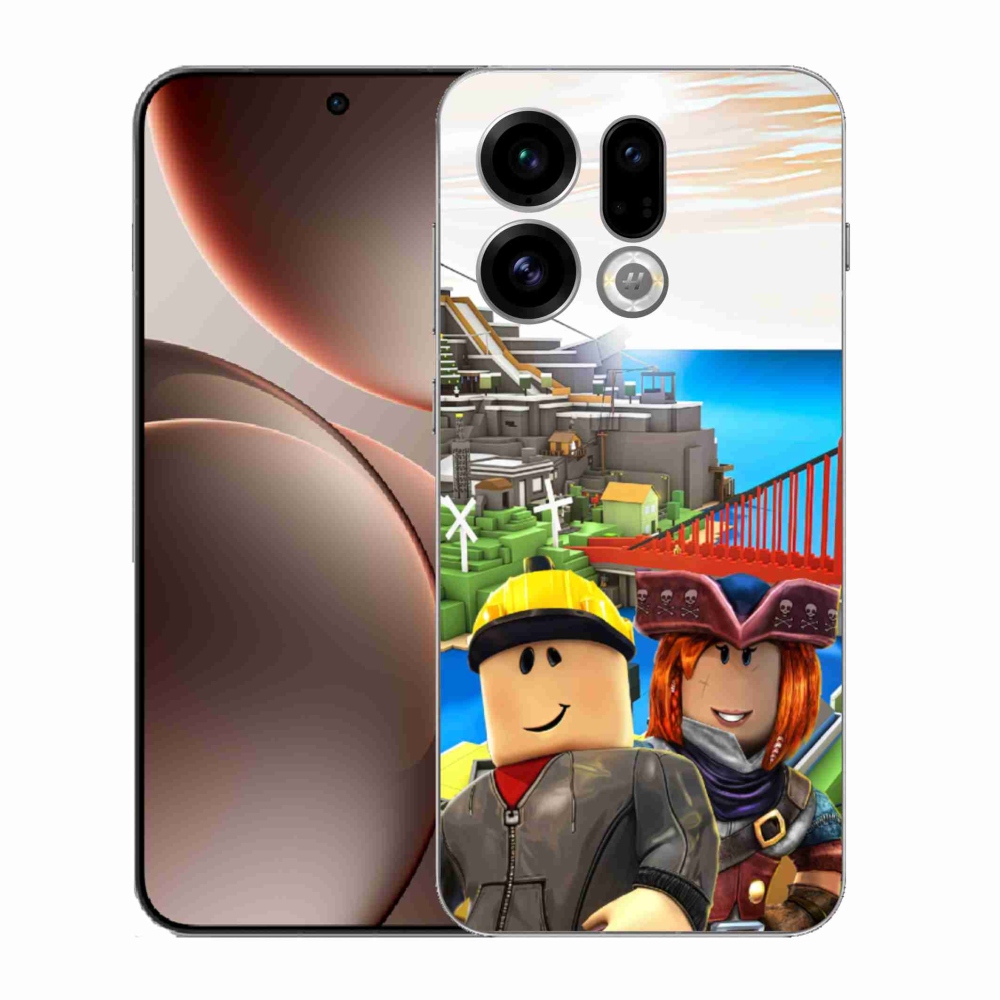 Gelový kryt mmCase na Oppo Find X9 - roblox 1