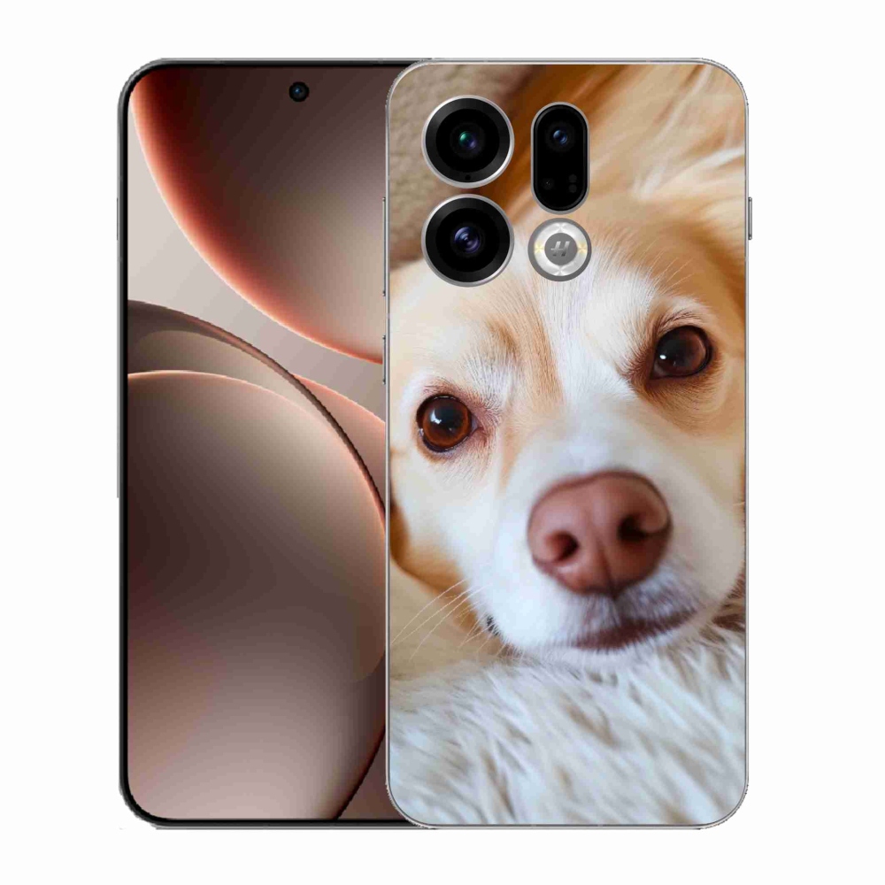 Gelový kryt mmCase na Oppo Find X9 - Roztomilá čivava