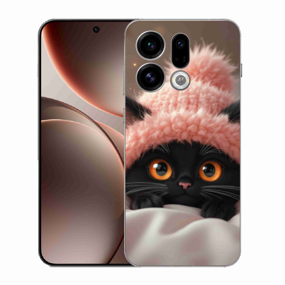 Gelový kryt mmCase na Oppo Find X9 - roztomilé kotě 7