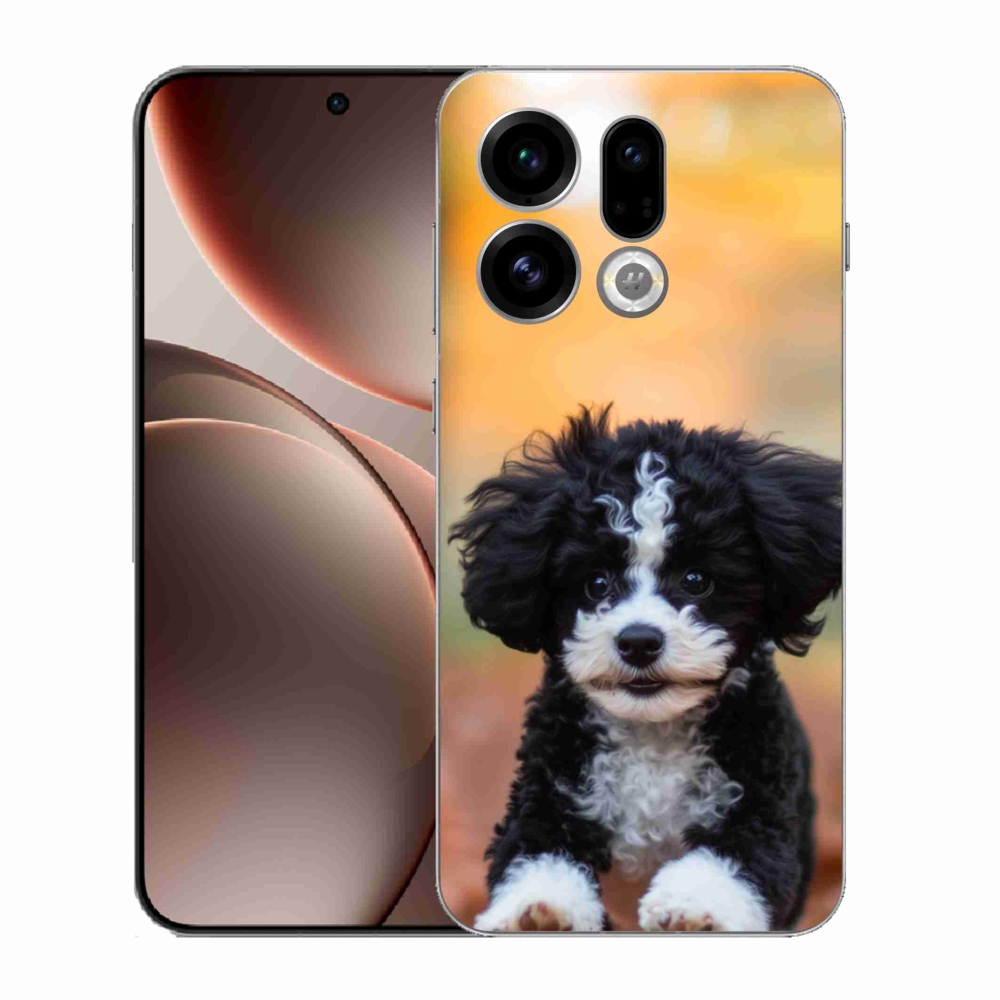 Gelový kryt mmCase na Oppo Find X9 - roztomilé štěně 2