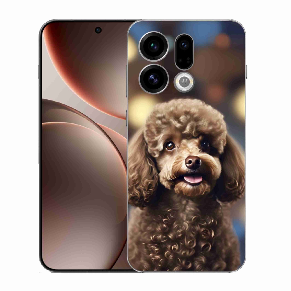 Gelový kryt mmCase na Oppo Find X9 - roztomilý pudl