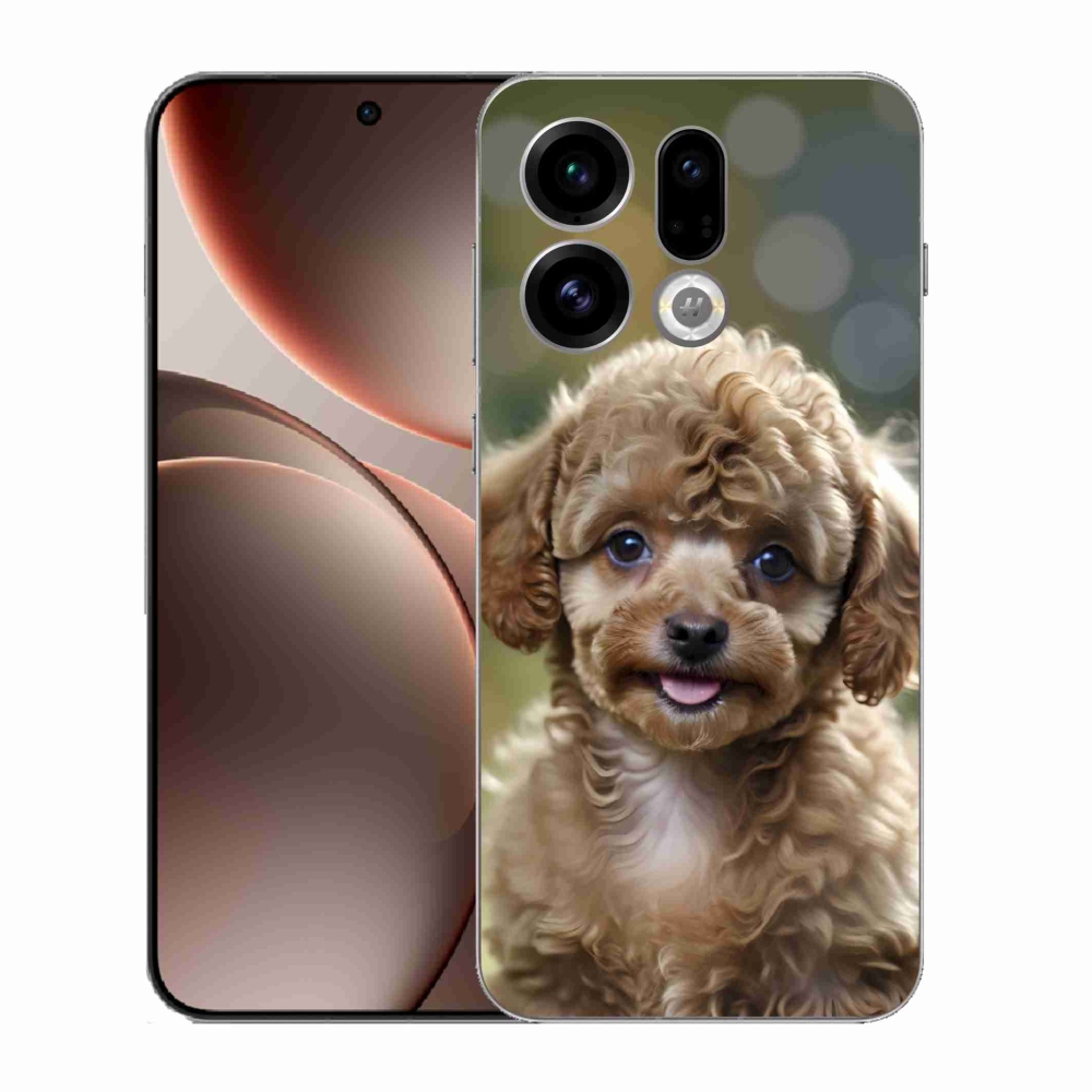 Gelový kryt mmCase na Oppo Find X9 - roztomilý pudl