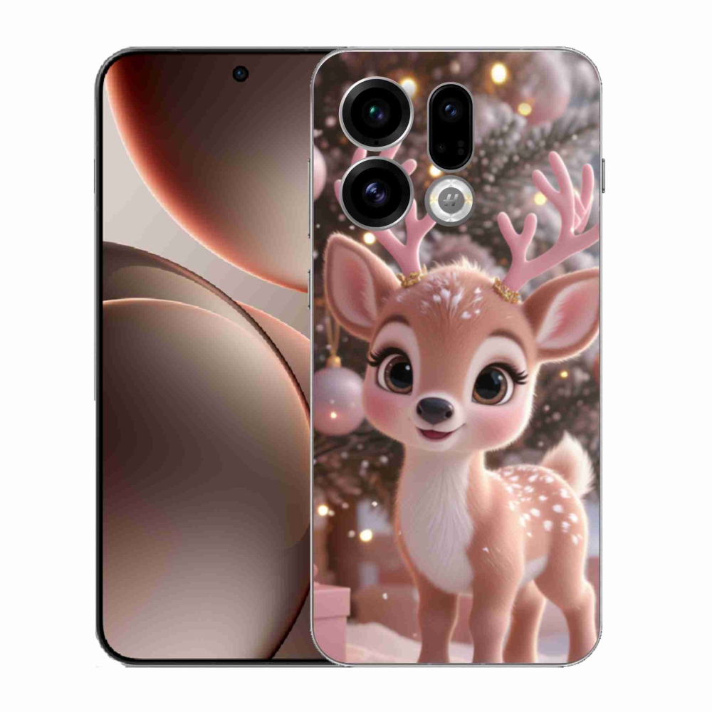 Gelový kryt mmCase na Oppo Find X9 - roztomilý sob