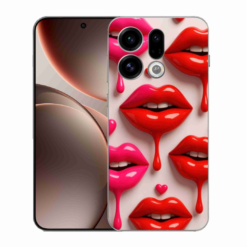 Gelový kryt mmCase na Oppo Find X9 - rty 2