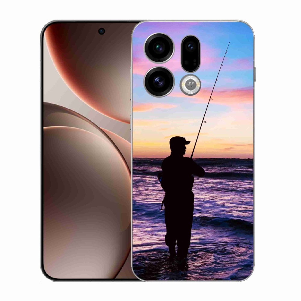 Gelový kryt mmCase na Oppo Find X9 - rybaření 1