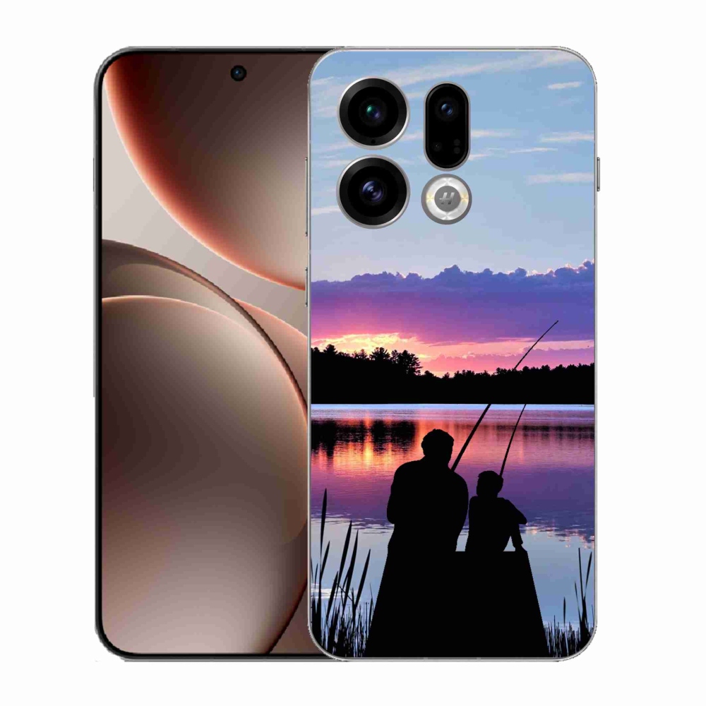Gelový kryt mmCase na Oppo Find X9 - rybaření 2