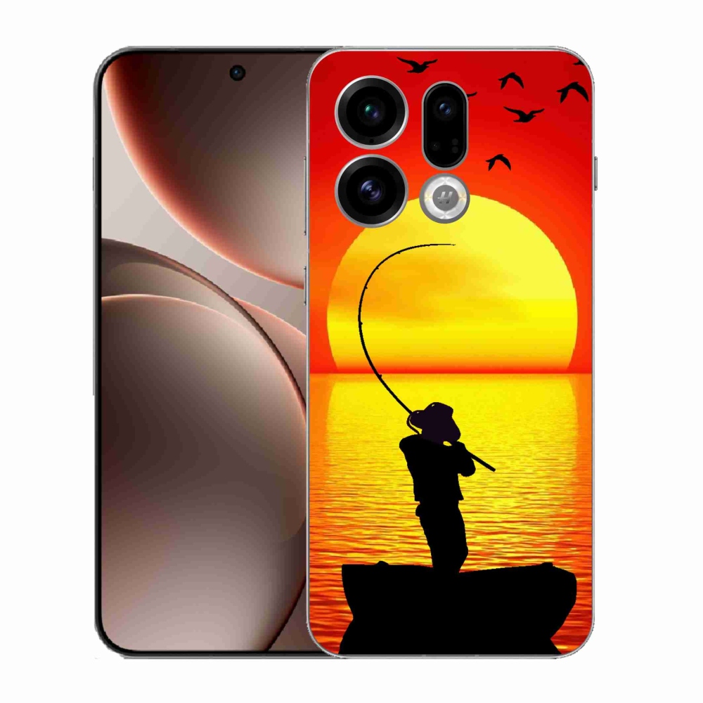 Gelový kryt mmCase na Oppo Find X9 - rybaření