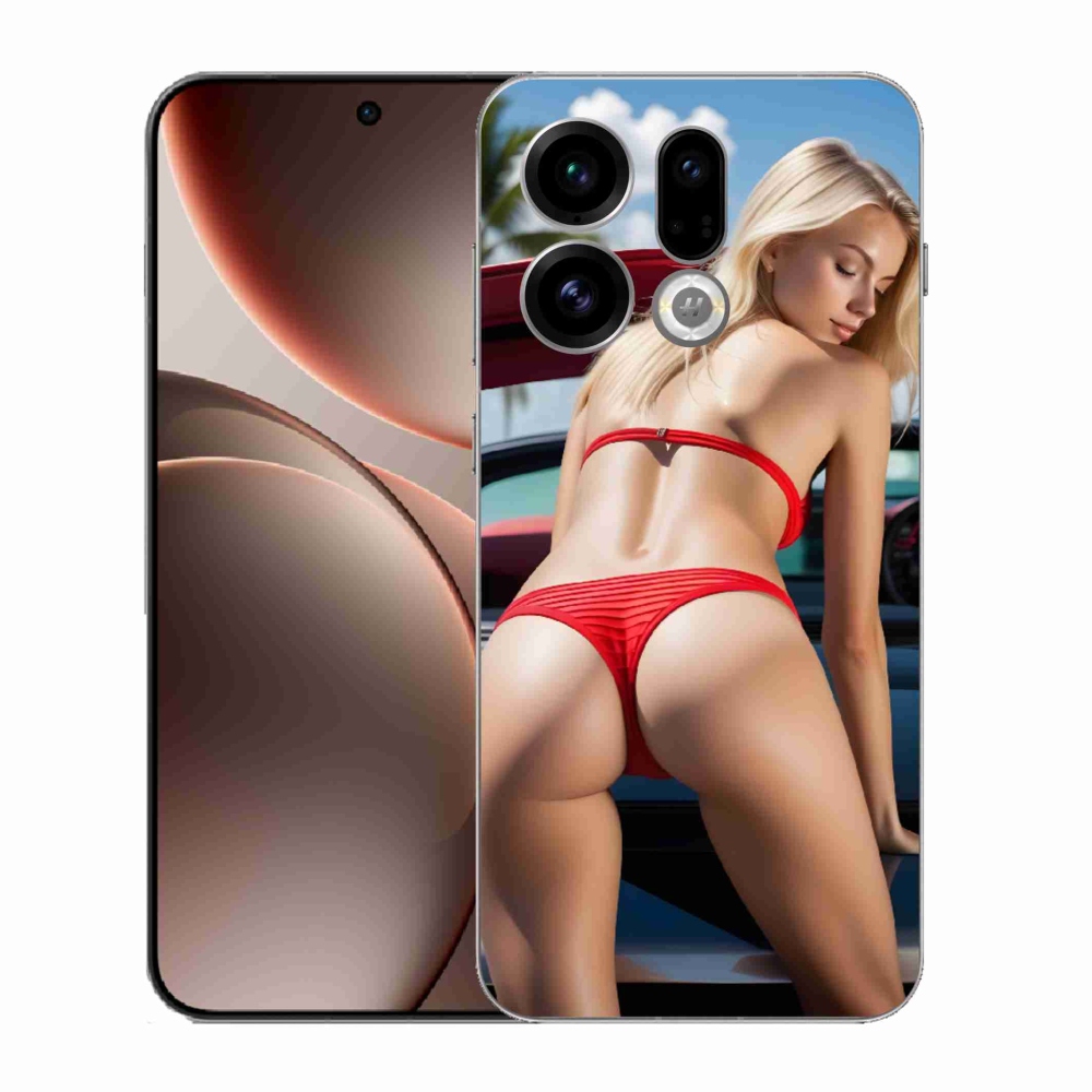 Gelový kryt mmCase na Oppo Find X9 - sexy žena 2